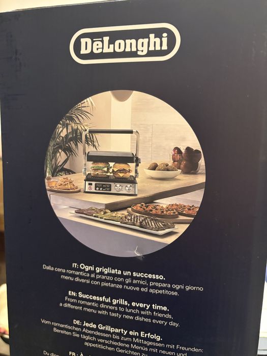 Мульти гриль DeLonghi, новый