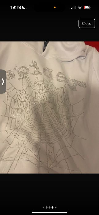 Hanorac spider full white