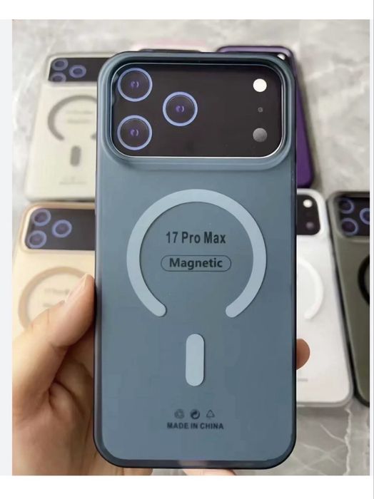 Iphone 16PRO 16 PRO MAX 17 17 PRO 17 PRO MAX - Husa Magsafe Plastic Clear Ultra Slim
