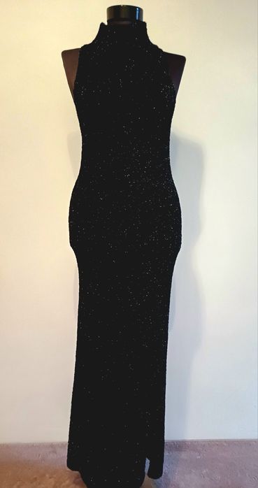 Massimo dutti рокля  и блейзър от астраган