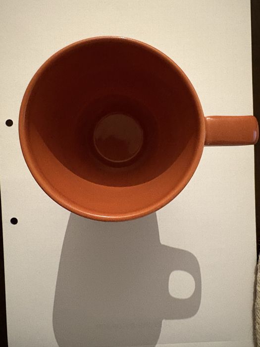 Cană, ceramică vitrificată portocaliu, 25 cl, FÄRGRIK