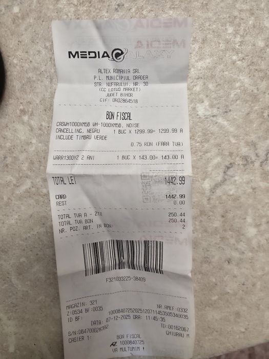 Casti SONY WH-1000XM5