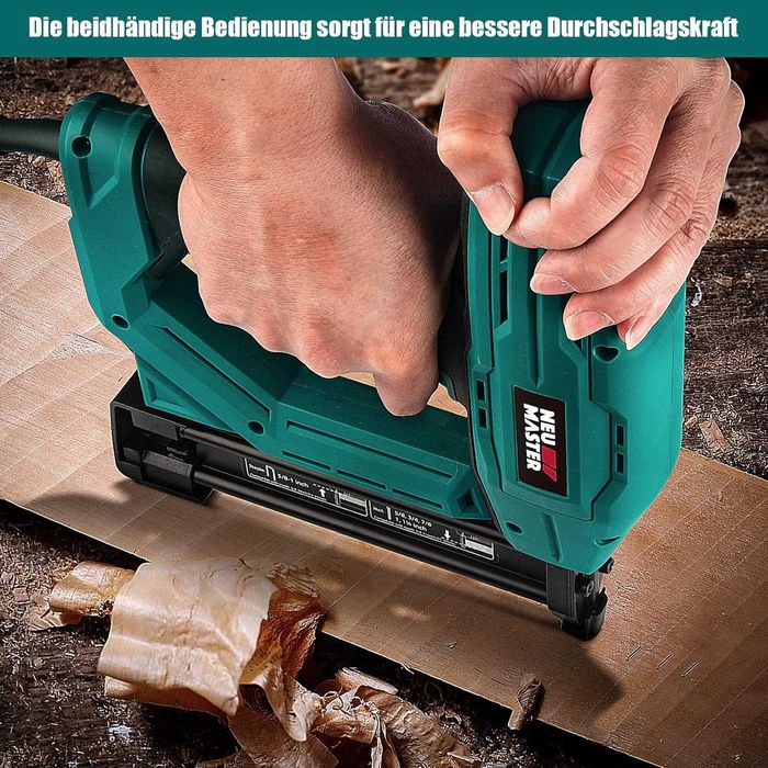 Pistol / Capsator Electric 2-în-1 pentru capse si cuie NOU, Factura, Garantie