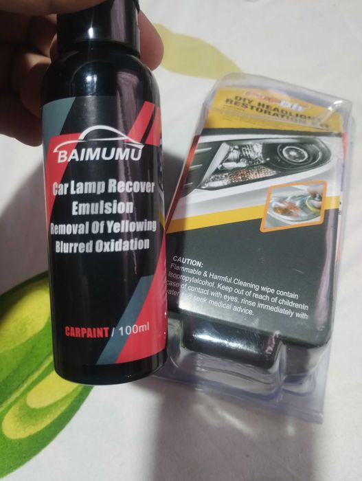 kit restaurare faruri auto si solutie