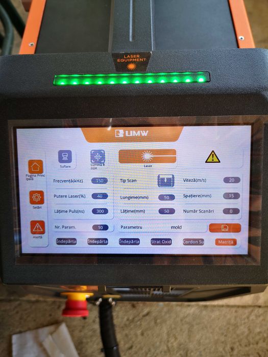 Masina de sablat cu laser pulsat 300W