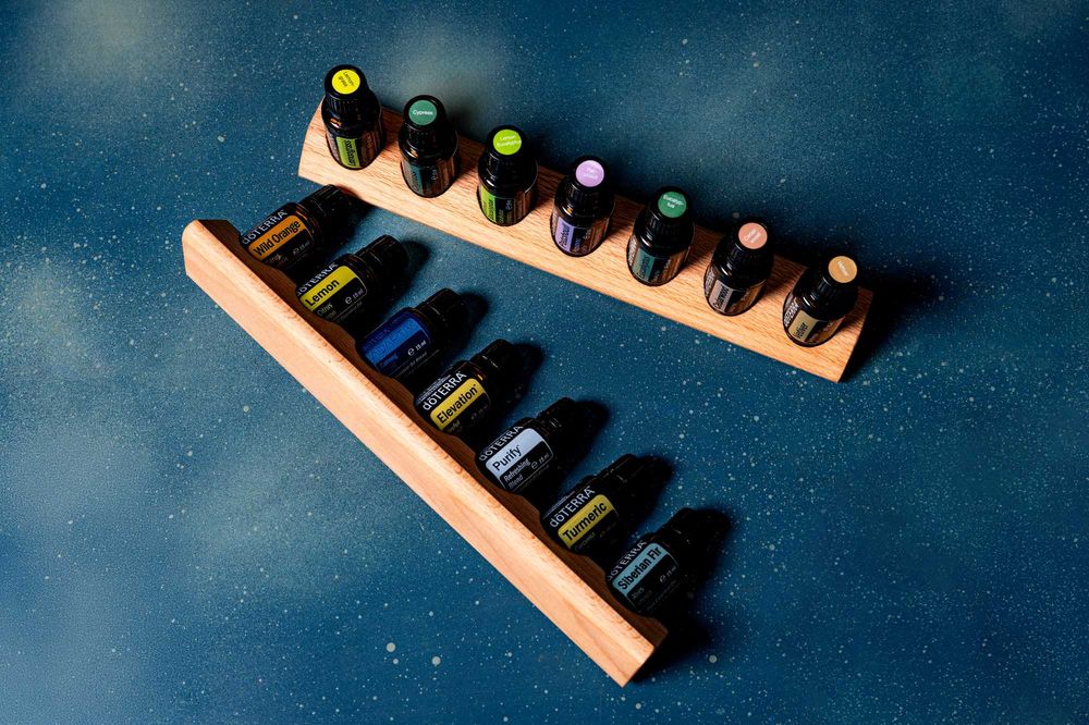 Suport 7 sticluțe ulei esențial (15ml)