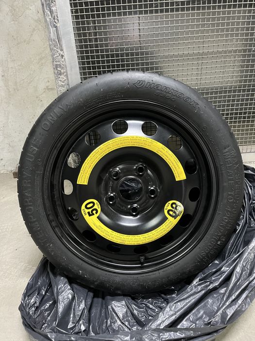 Roata slim rezerva 5x112 cu anvelopa Hankook noua