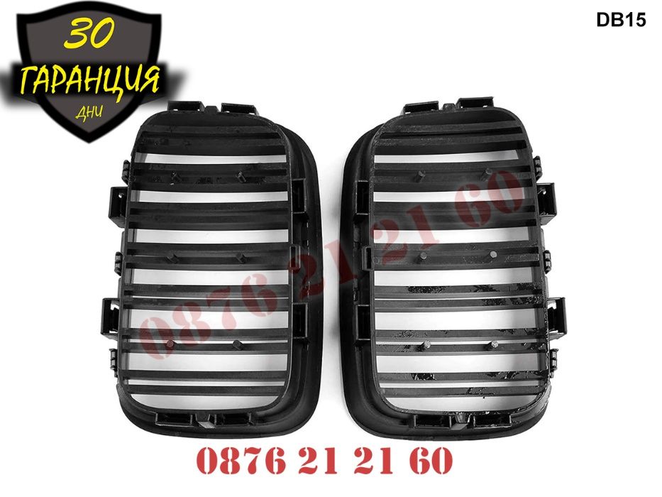 Двойни M Бъбреци Решетки BMW E36 БМВ Е36 92-96 Черен Гланц М Спортни