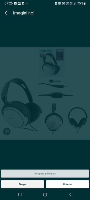 Casti audio 3.5mm Philips SHP2500,noi