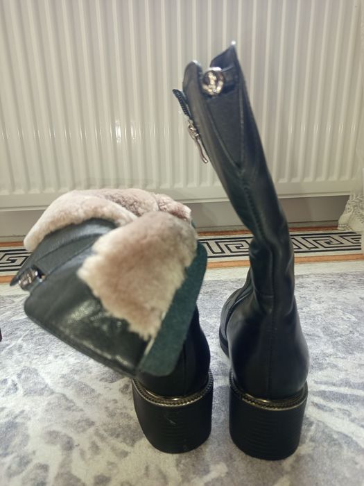 Зимний сапог натуральная кожа