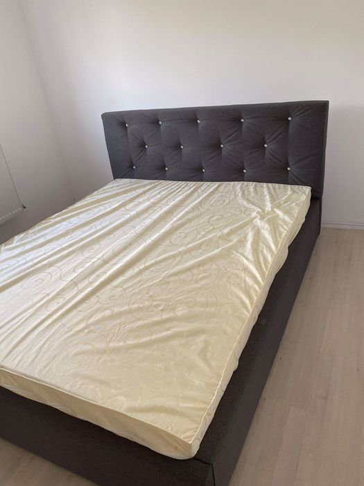 Pat Tapitat NOU + Saltea| Transport GRATUIT