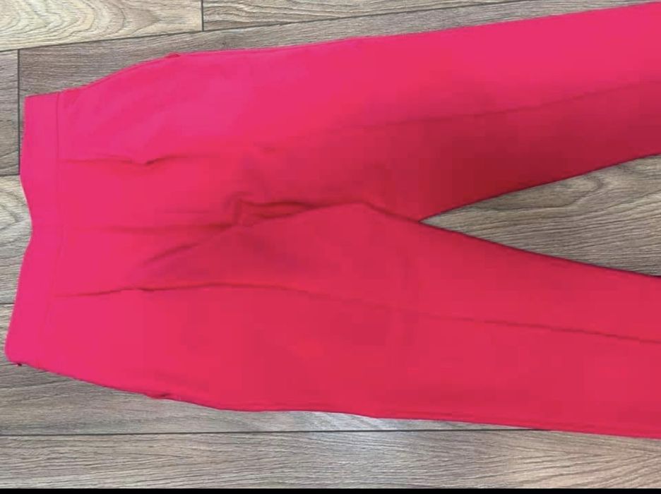 Elisabetta Franchi Панталон чино цвят фуксия