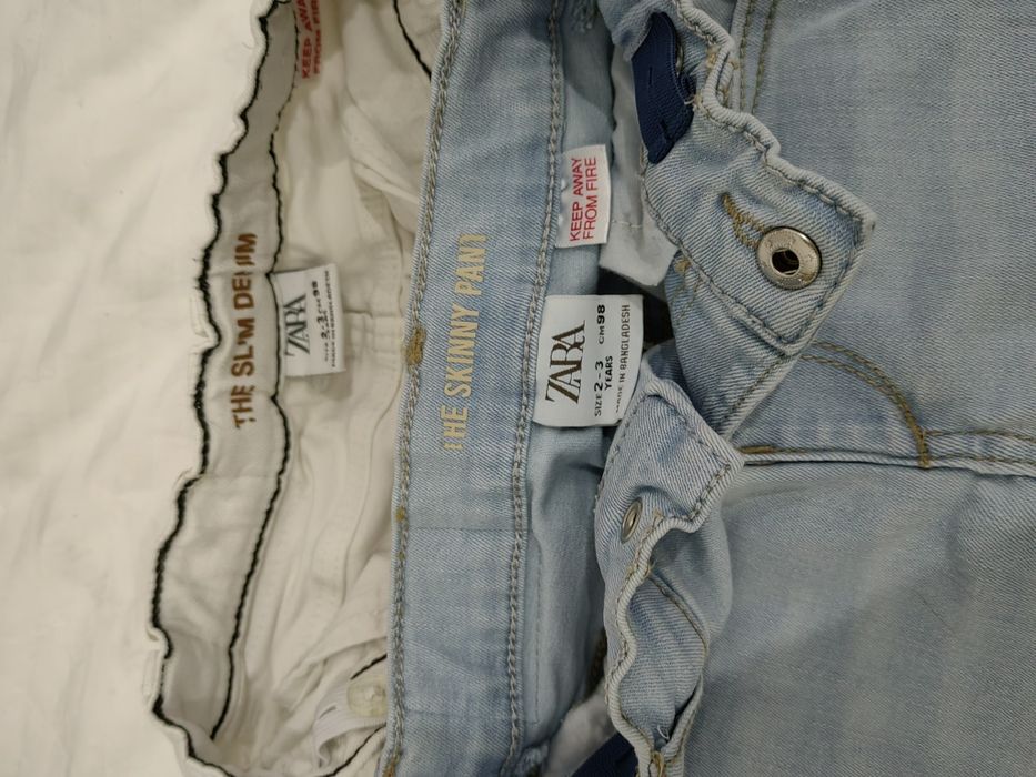 2 Blugi băieți, Zara, marimea 98