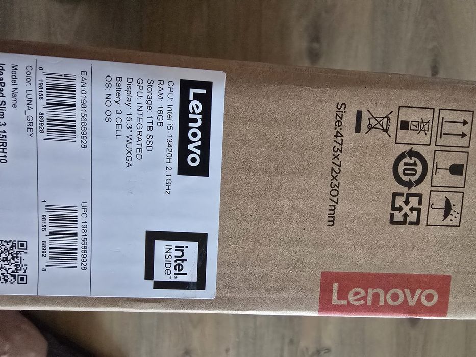Laptop Lenovo IdeeaPad 3 Slim I5 1Tb Ssd