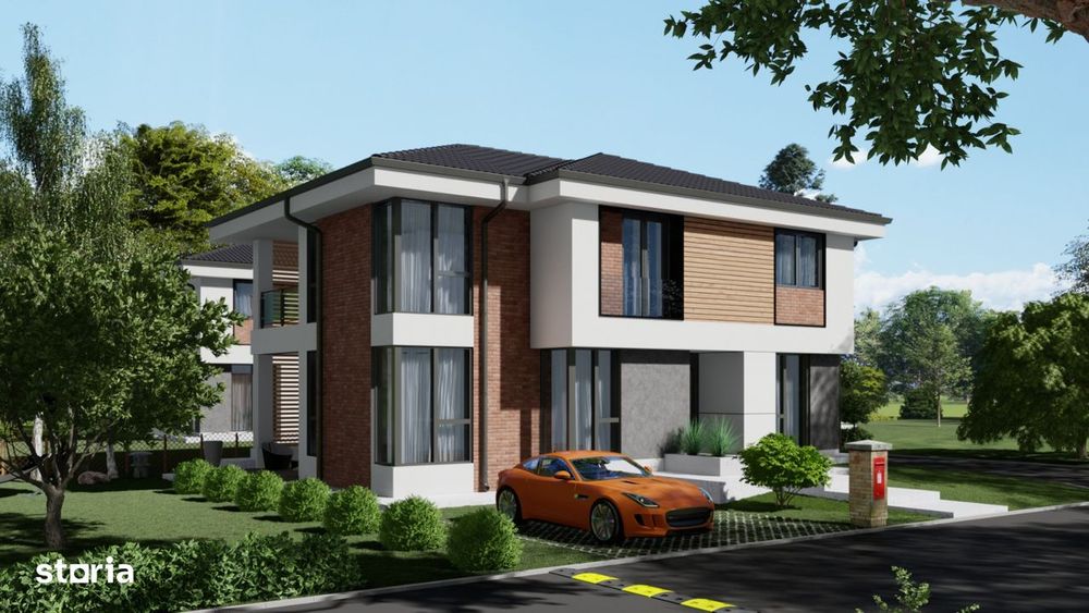 Casa noua cu 5 camere in Paradisul Verde, teren 490-630mp