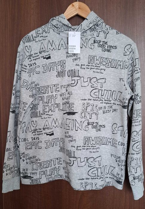 Н&М,SINSAY НОВИ Детски ватирани суичери с качулка 10-12 г,12-14 г