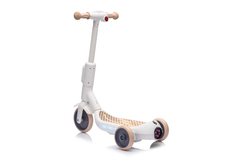 Trotineta electrica pt copii, Kinderauto Aquamist, 30W, 6V 4.5Ah Alba