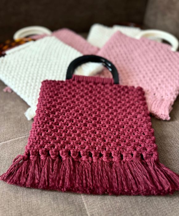 Ръчно изплетена чанта