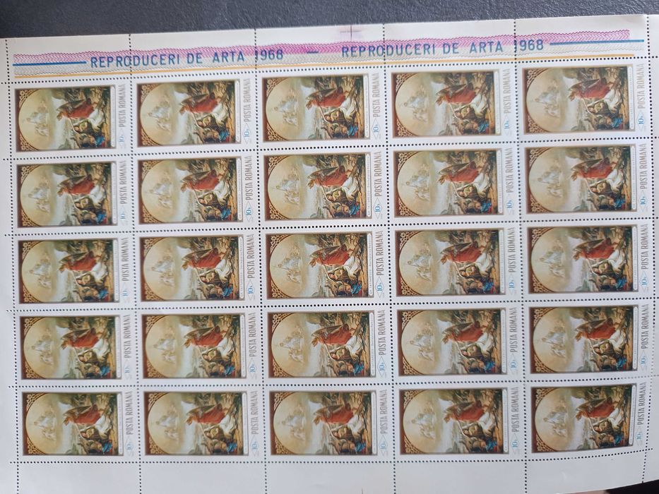 Vând colecții de timbre și discuri de vinil