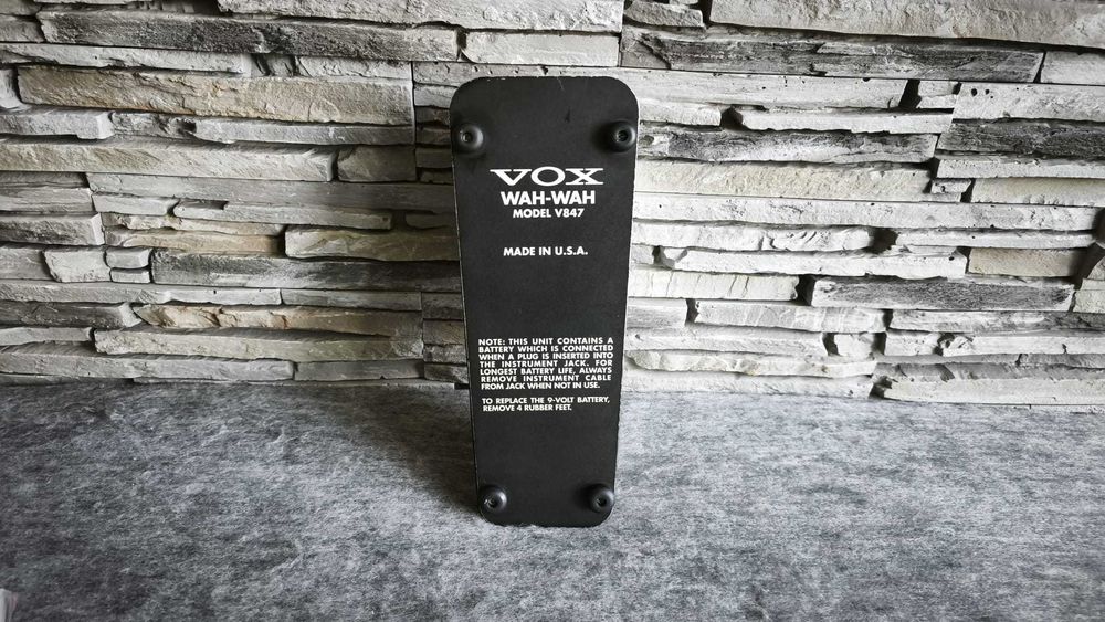 Pedala chitara Wah Wah VOX 847 Made in USA - GARANTIE