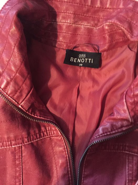 Дамско кожено яке в приятен цвят