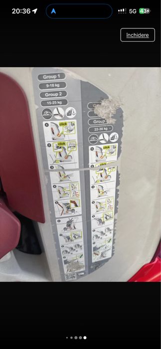 Vand Scaun masina Britax Romer Advansafix