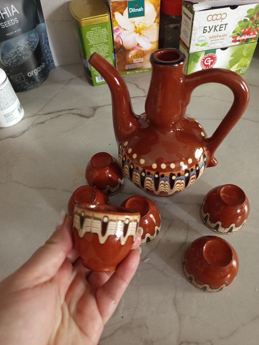 Глинен сервиз 7 части