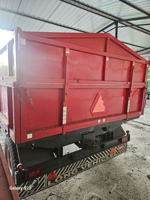 Remorca reconditionata complet,cauciucuri ,furtune,prelata noi