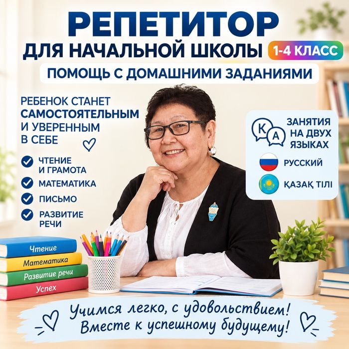 Педагог репетитор 0-4