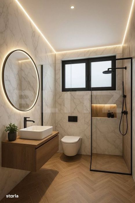 Casa individuala, 280mp, 500 teren, garaj dublu, terasa circulabila, C