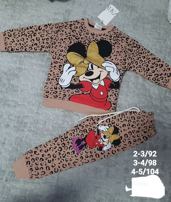 Детски екип анцуг за момиче Zara 1,2,3,4,5,6 7 години