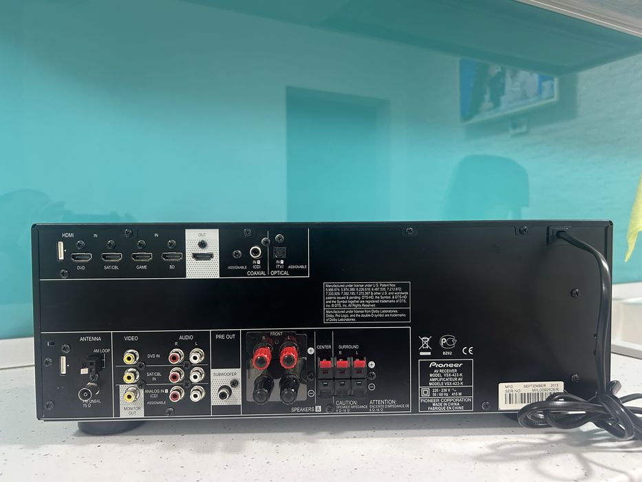 Pioneer vsx-423 receiver amplificator