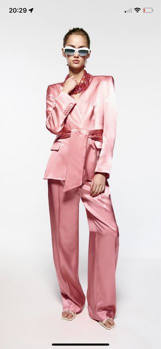 Costum zara satin
