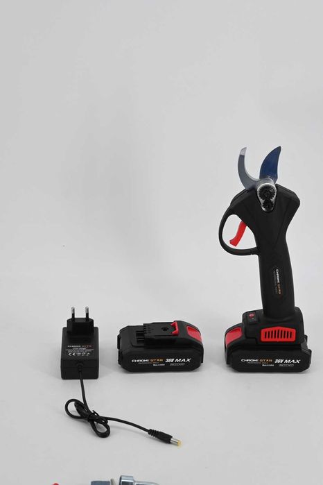 2в1 Акумулаторна Ножица+Резачка ChromeStar 36V 8Ah + 2ри нож за ножица