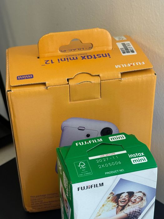 Aparat foto instant FUJIFILM Instax Mini 12, Liliac Purple+20 poze noi