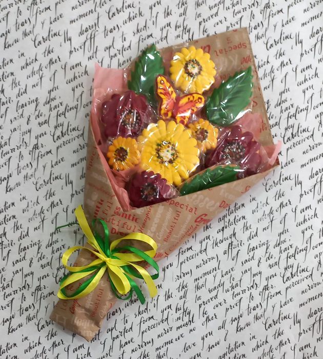 Букет из пряников на выпускной