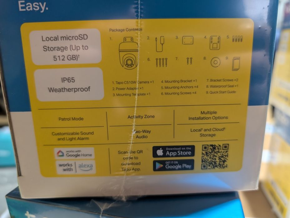 Camwra de securitate Wi-Fi Pan/Tilt de exterior TP-Link Tapo C51