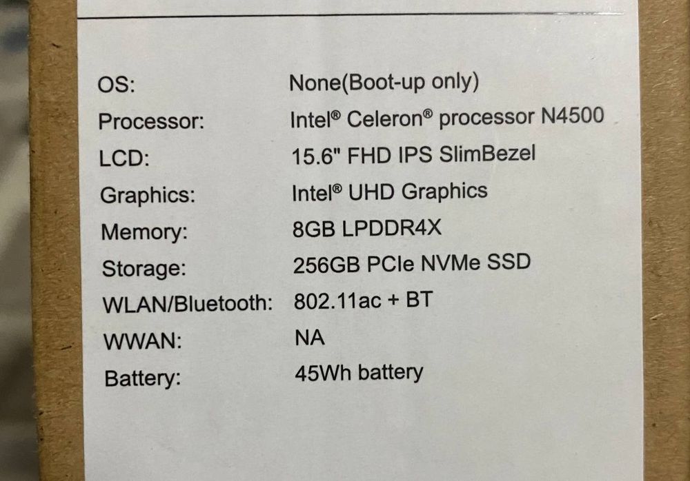 Notebook: Acer aspire lite