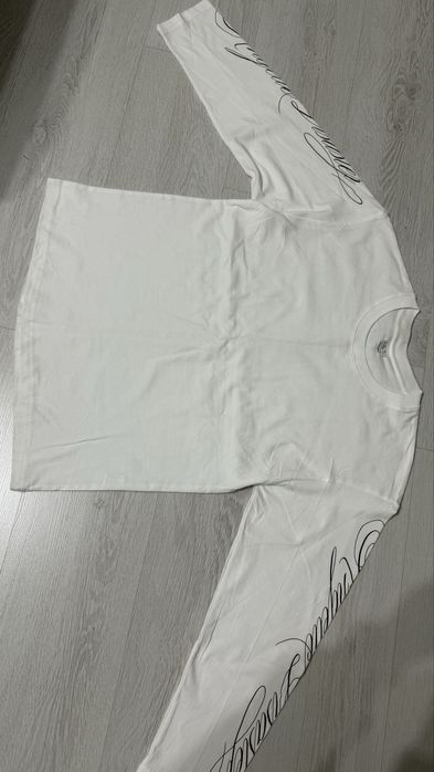 Лонгслив черный и белый