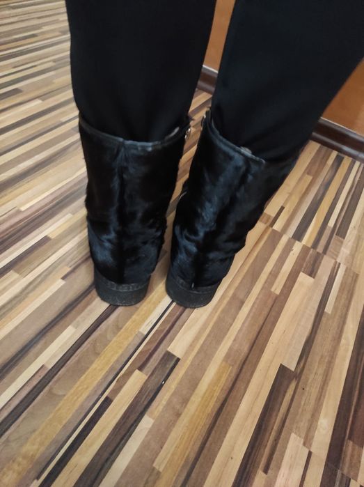 Cizme damă blană naturală, mărimea 38