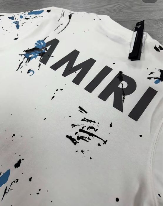Tricou Amiri Alb Calitate Premium