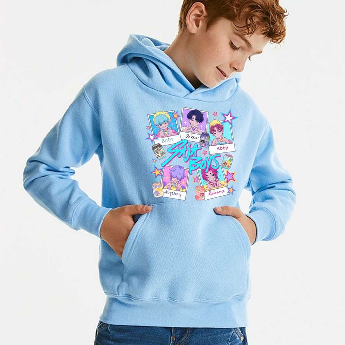 KPOP DEMON HUNTERS HUNTR\X Saja Boys тениска, блуза, суичър, чанта