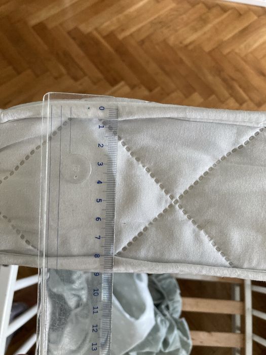 Pat bebelus cu saltea de cocos si protectii laterale