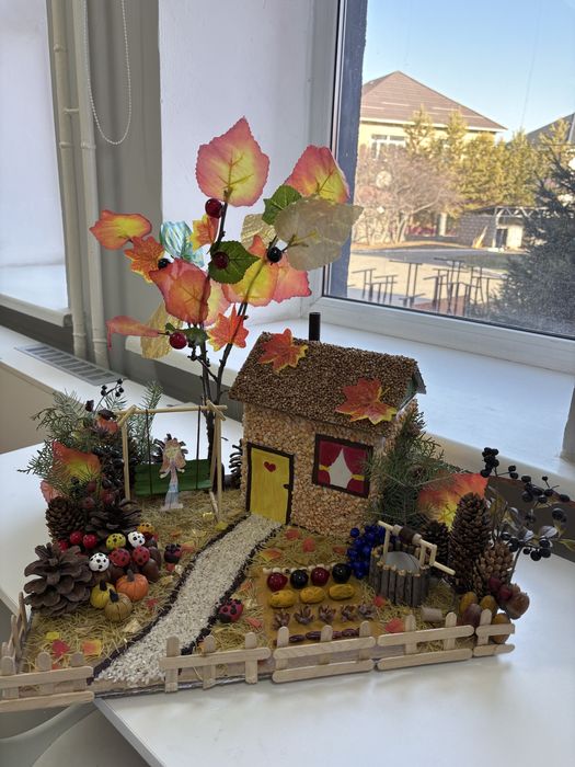 Экибана поделка осень