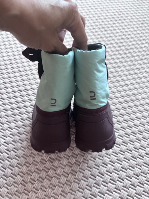 Cizme zapada Warm turcoaz verde 22/23