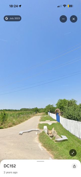 Teren intravilan 1200 mp, Sat Bumbueni, Jud. Arges, pretabil constructie casa