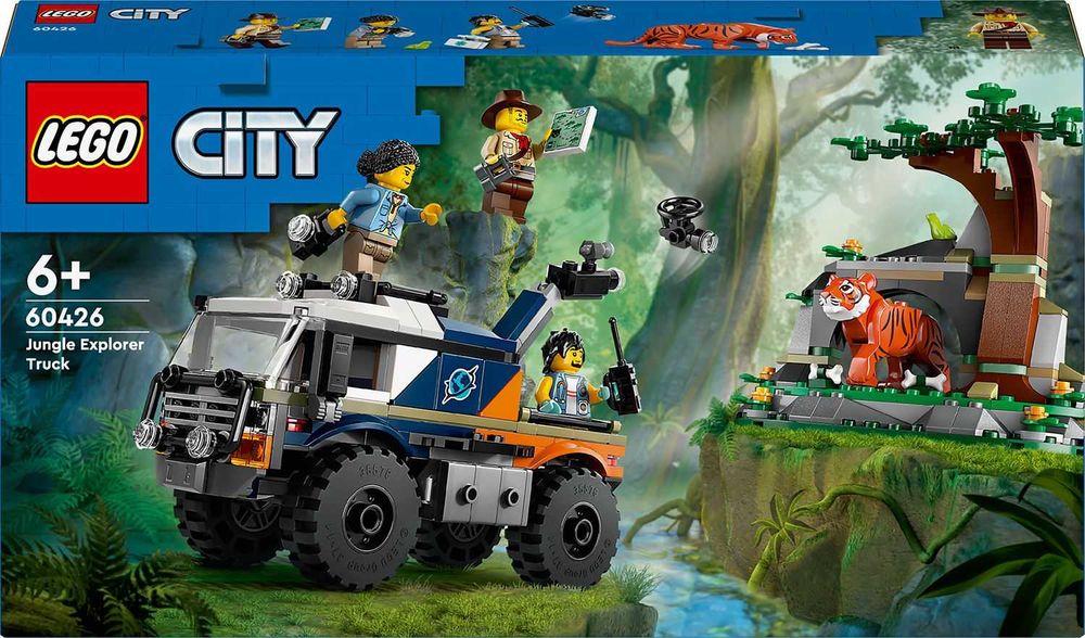LEGO City 60426 Изследовател в джунглата с офроуд камион