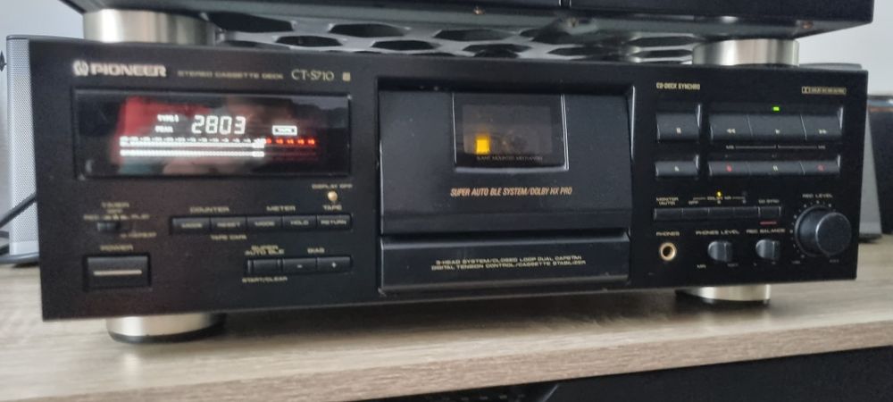 Cd player Pioneer PD S801 si deck 3 capete  CT S710