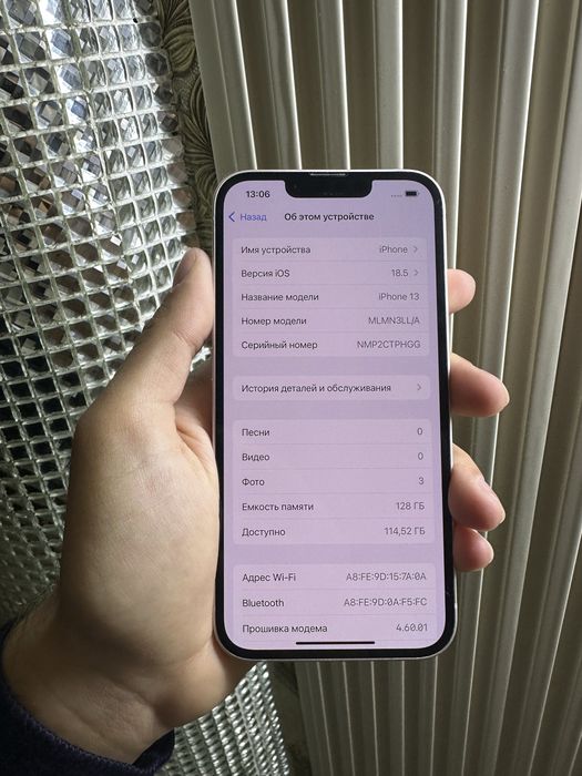 Продам IPhone 13 128gb состояние новое