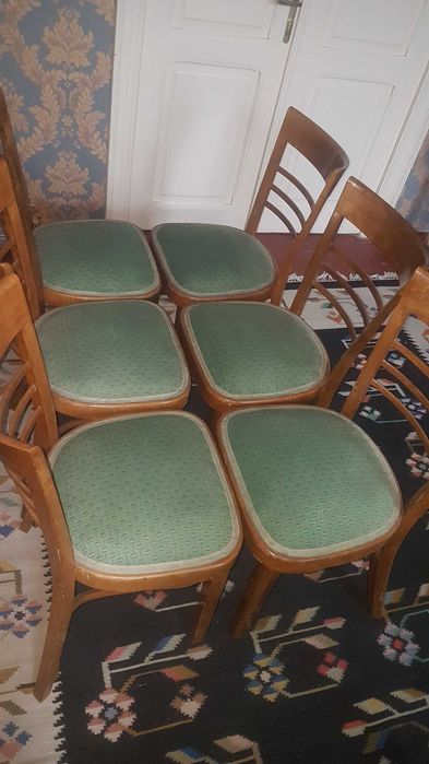 Masă sufragerie + 6 scaune tapițate